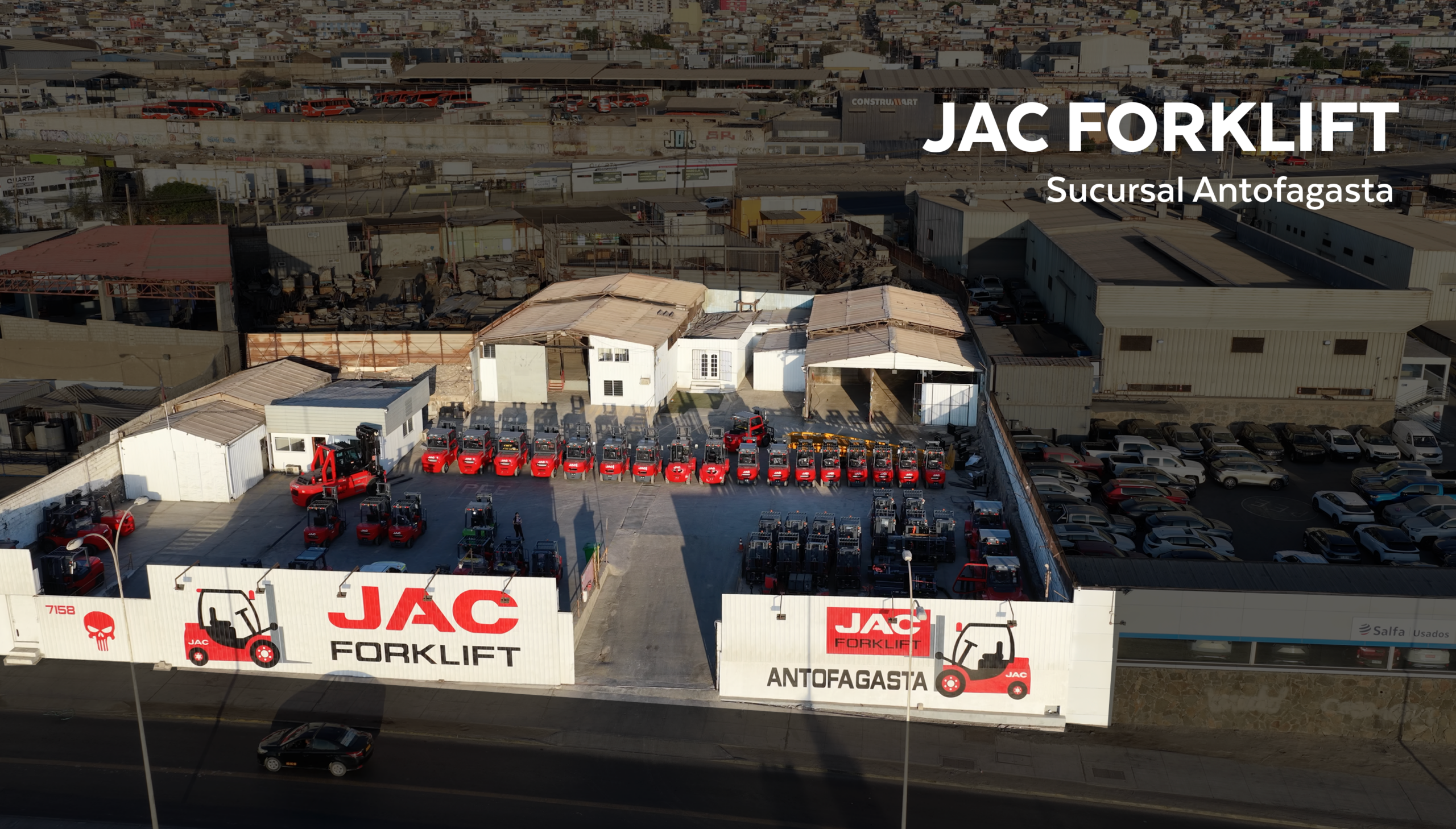 JAC Forklift Chile inaugura nueva sucursal en Antofagasta para fortalecer logística y servicios en el norte del país.